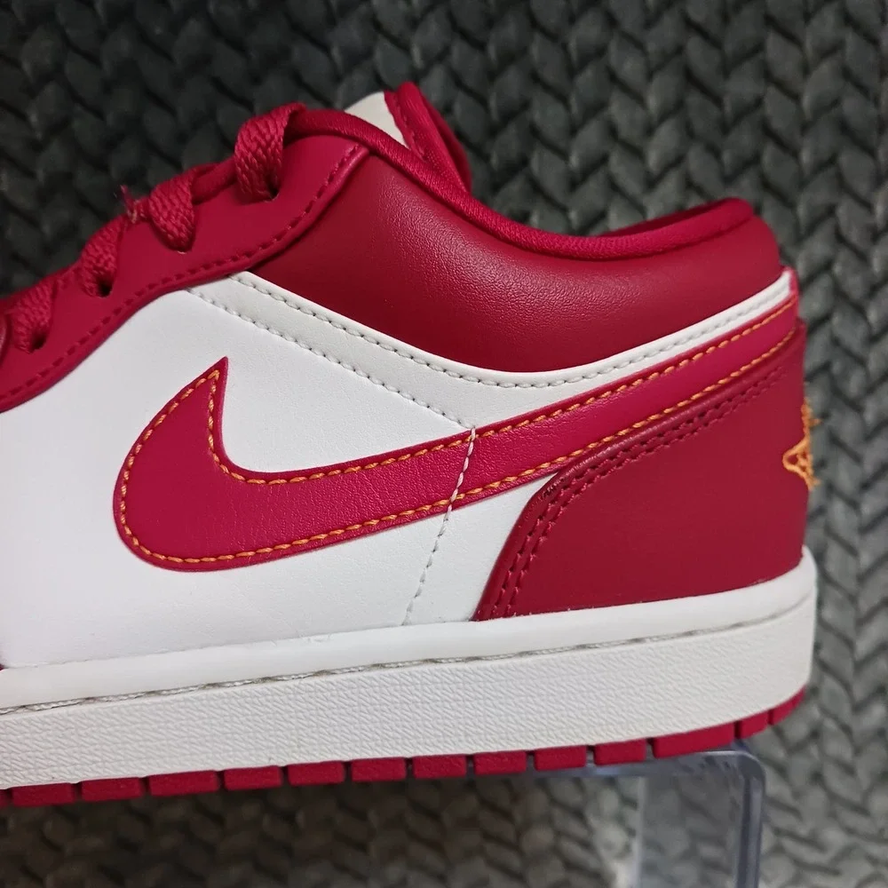 Jordan 1 Low Cardinal Red 2022 Men's Sneakers Shoes Size 8.5